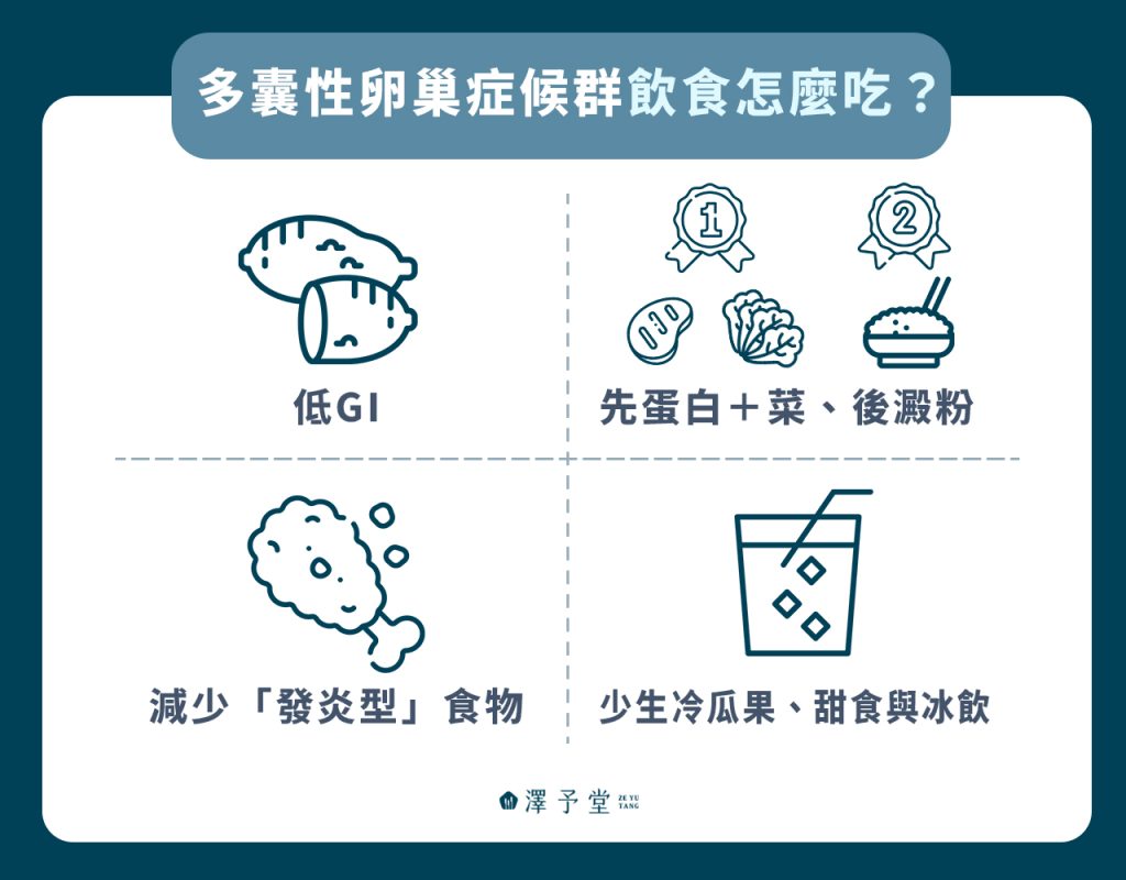 多囊性卵巢症候群飲食怎麼吃