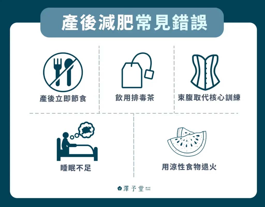 產後減肥常見錯誤